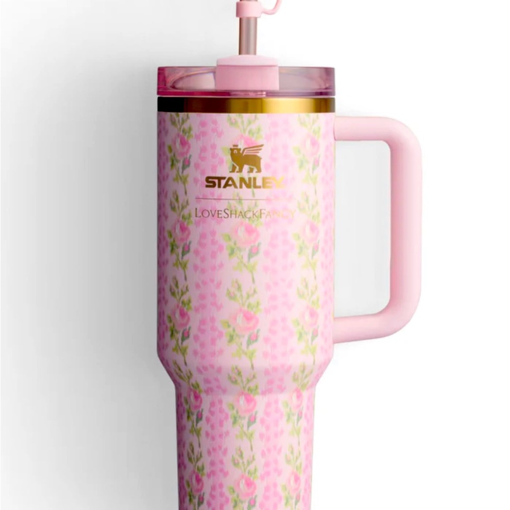 NEW LoveShackFancy Stanley 40oz Blooming Heirloom Tumbler.